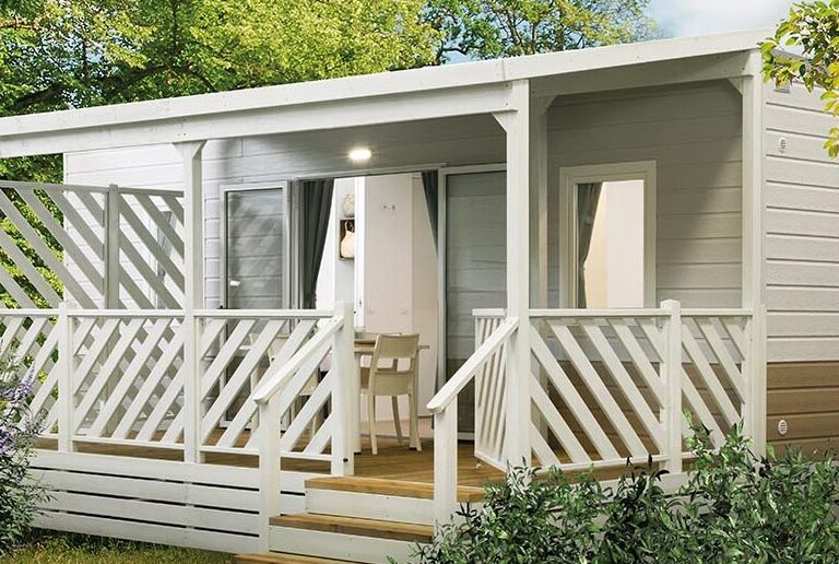 Mobilheim Vip Lodge Family Campingplatz Ravenna Italien | Camping Reno