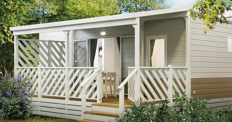 Mobilhome Vip Lodge Family Seafront Camping Ravenna Italy - Camping Reno