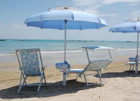 Camping Emilia Romagna met verhuur van strandparasols | Camping Reno