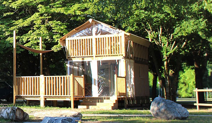 Glamping Ravenna Mare | Air Lodge Tent Double Deck | Reno Camping Village